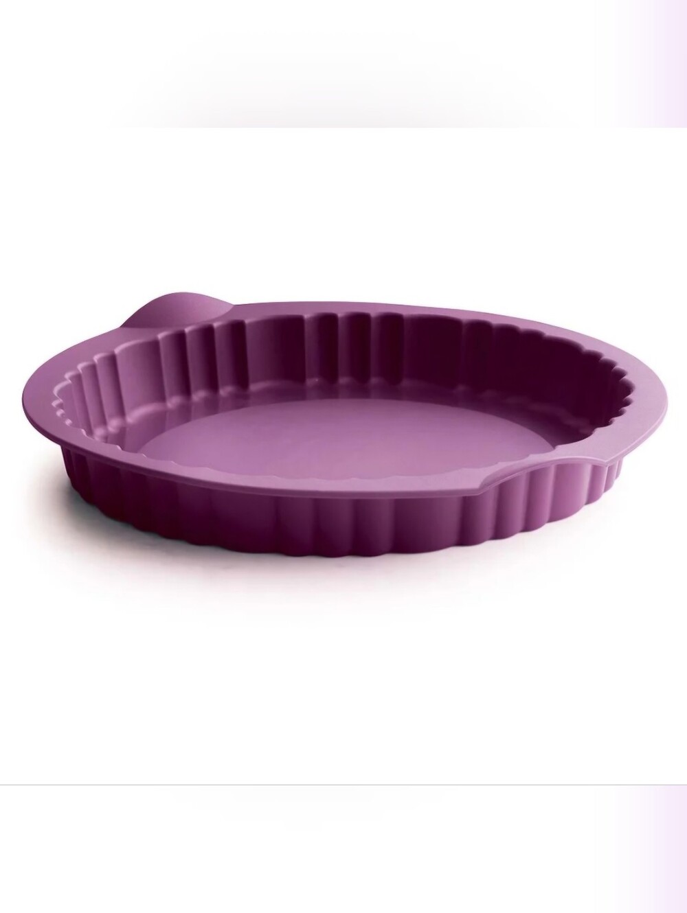 Tupperware Silicone Tart Form 12.2” – Purple – New
